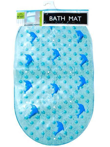 Rubber Duck &amp; Dolphin Bath Mat with Suction Cups (Available in a pack of 6)