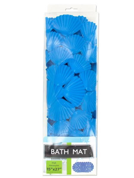 Sea Shell Bath Mat with Suction Cups (Available in a pack of 6)