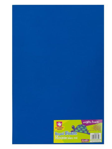 Royal Blue Sm&#039;art Foam Craft Sheet (Available in a pack of 36)