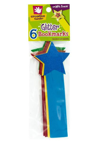 Sm&#039;art Foam Glitter Star Bookmarks (Available in a pack of 36)