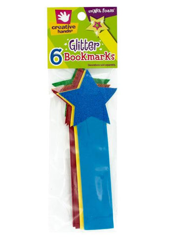 Sm&#039;art Foam Glitter Star Bookmarks (Available in a pack of 36)