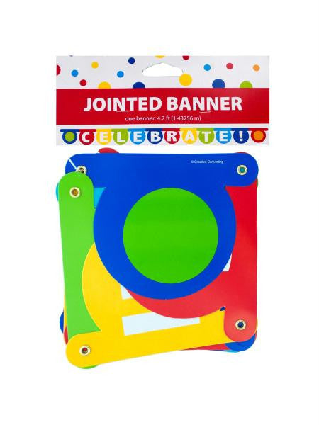 CELEBRATE Jointed Party Banner (Available in a pack of 24)