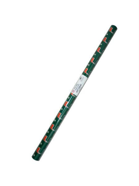 University of Miami Gift Wrap (Available in a pack of 24)