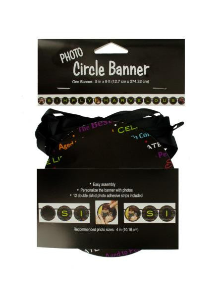 Simply Marvelous Photo Circle Banner (Available in a pack of 24)