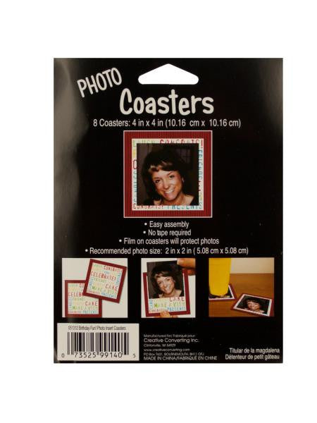 Congrats Photo Coasters (Available in a pack of 24)