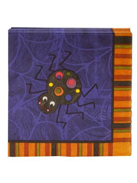 Spooky Spider Napkins Set (Available in a pack of 24)