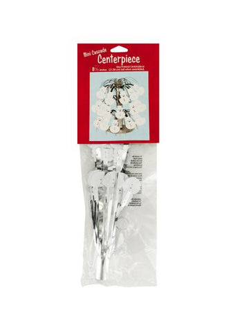 Snowman Mini Cascade Table Centerpiece (Available in a pack of 24)