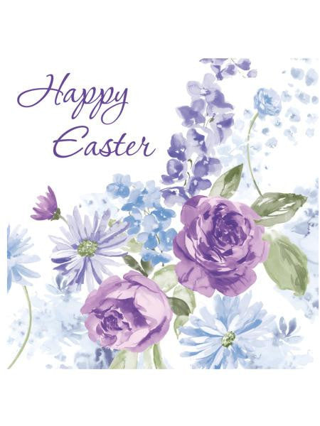 Happy Easter Lilacs Lunch Napkins (Available in a pack of 24)