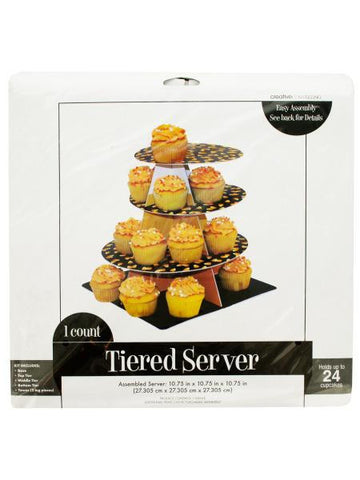 Candy Corn Tiered Server (Available in a pack of 24)