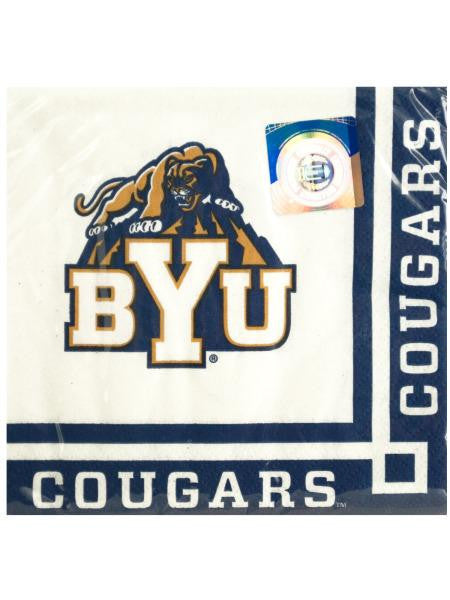 Brigham Young University Beverage Napkins (Available in a pack of 24)