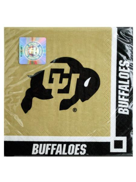 University of Colorado Beverage Napkins (Available in a pack of 24)