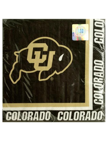 University of Colorado Lunch Napkins (Available in a pack of 24)