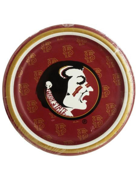 Florida State University Dessert Party Plates (Available in a pack of 24)