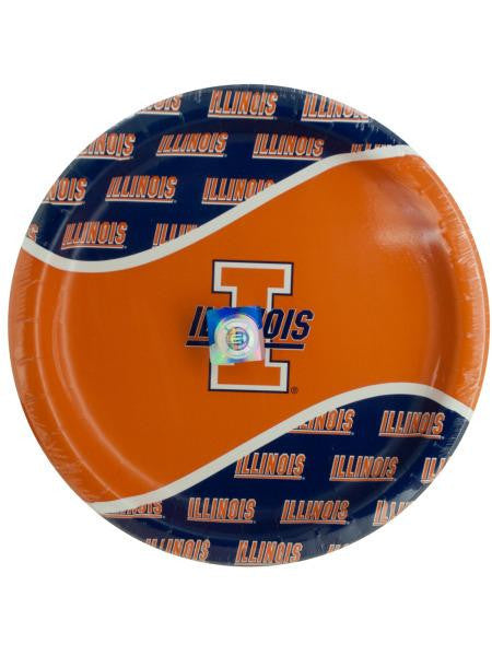 University of Illinois Party Plates (Available in a pack of 24)