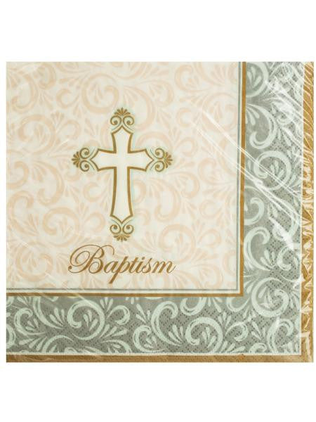 Baptism Divinity Lunch Napkins (Available in a pack of 24)