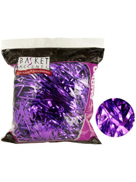 Large Purple Metallic Gift Shred (Available in a pack of 12)