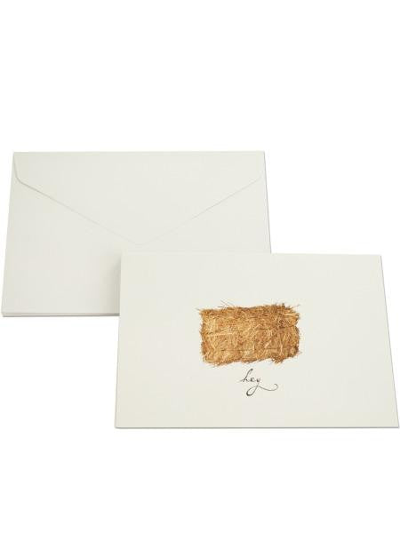 Hey Haystack Blank Note Cards &amp; Envelopes Set (Available in a pack of 32)