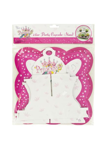 2 Tier Princess Party Cupcake Stand (Available in a pack of 24)