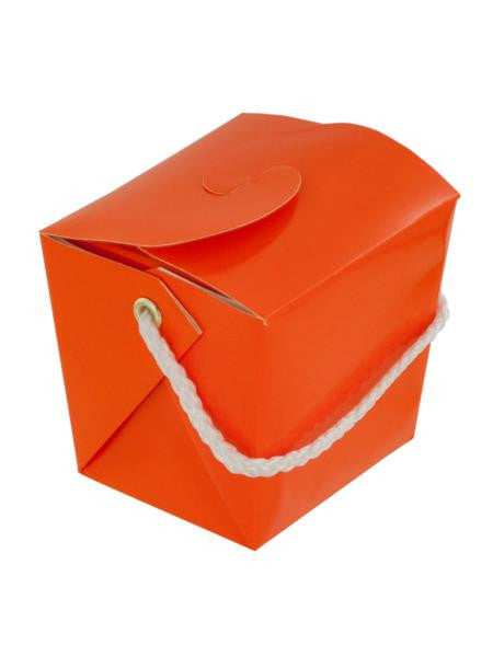 Mini Orange Gift Pail (Available in a pack of 25)