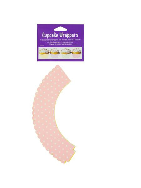 Pastel Polka Dot Cupcake Wrappers Set (Available in a pack of 24)