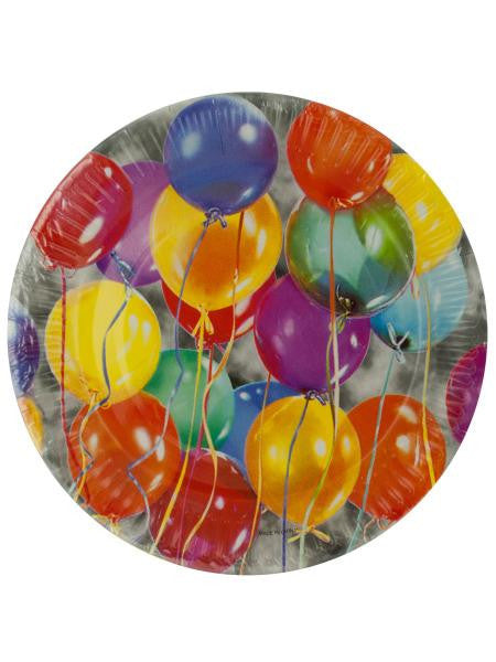 Balloon Party Dessert Plates (Available in a pack of 24)