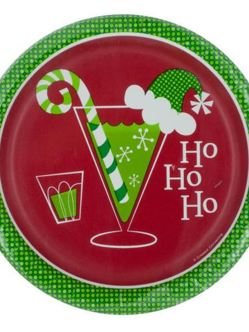 Ho Ho Ho Holiday Toasts Party Plates (Available in a pack of 24)