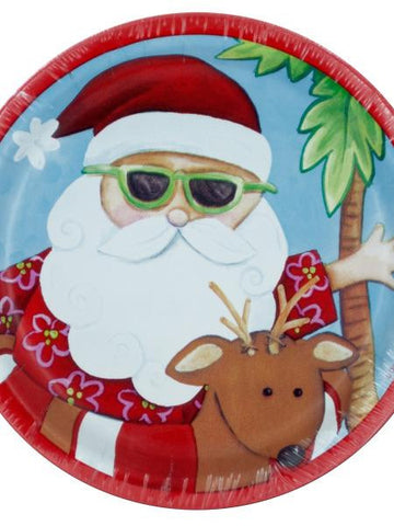 Santa&#039;s Holiday Party Plates (Available in a pack of 24)