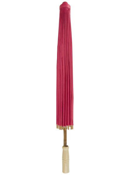 Fuchsia Paper &amp; Bamboo Parasol (Available in a pack of 10)