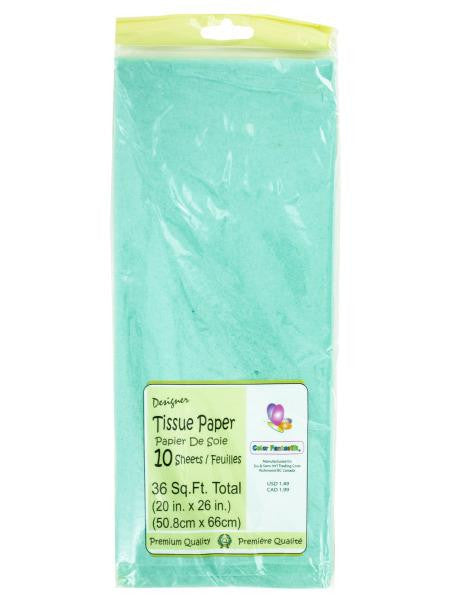 Light Green Tissue Paper (Available in a pack of 24)