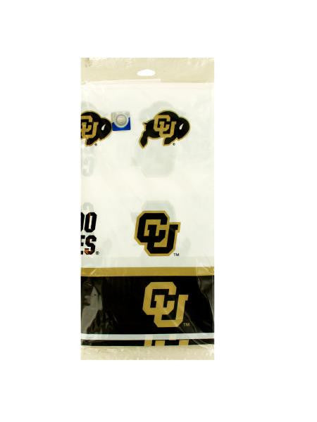 Colorado Buffaloes Plastic Tablecover (Available in a pack of 24)