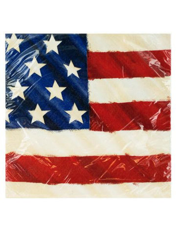 Rustic Flag Lunch Napkins (Available in a pack of 24)