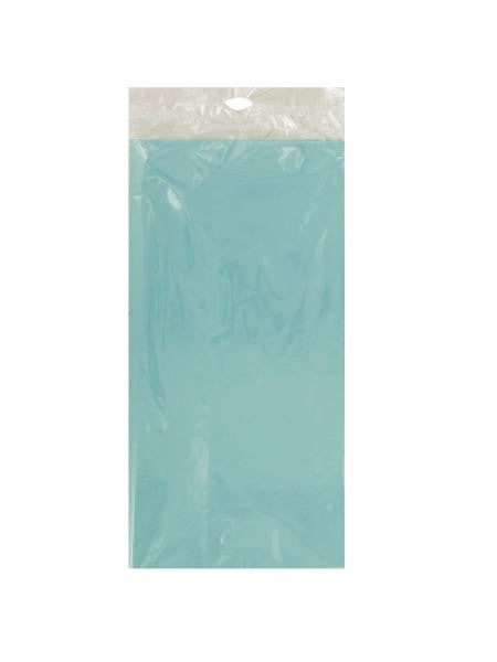 Pastel Blue Plastic Party Tablecover (Available in a pack of 24)