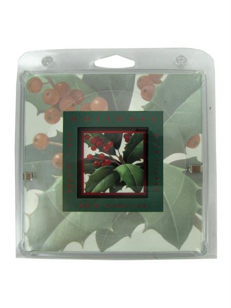 Holiday Holly Framed Print (Available in a pack of 16)