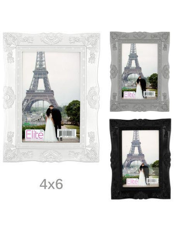 Assorted Size Floral Border Photo Frame (Available in a pack of 6)