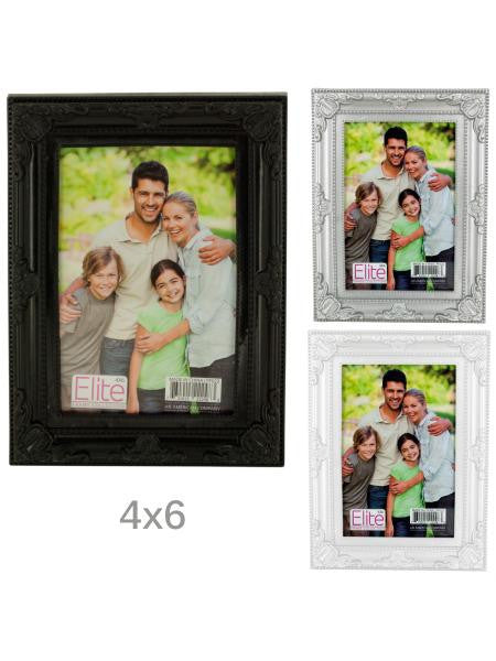 Assorted Size Flourish Border Photo Frame (Available in a pack of 6)