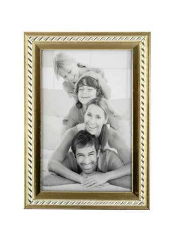 Small Decorative Silver &amp; Gold Photo Frame (Available in a pack of 6)