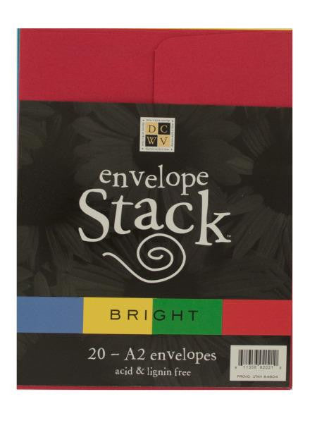 Bright Colors Envelope Stack (Available in a pack of 24)