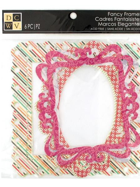 Fancy Designer Scrapbooking Frames (Available in a pack of 12)