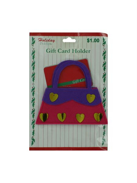 Holiday felt gift card holder (Available in a pack of 36)