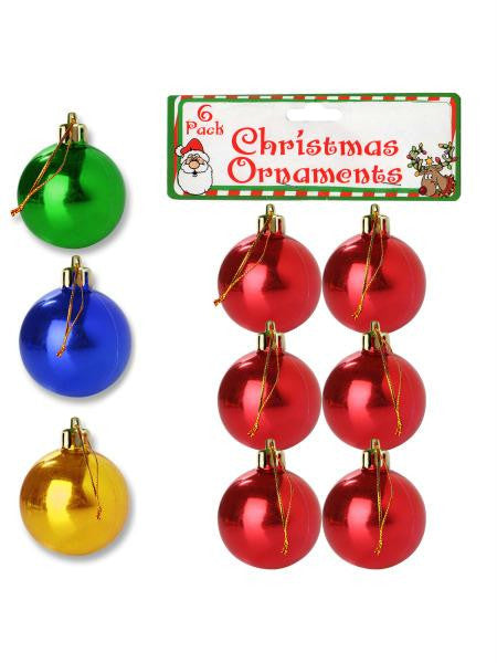 Christmas Ball Ornaments (Available in a pack of 24)