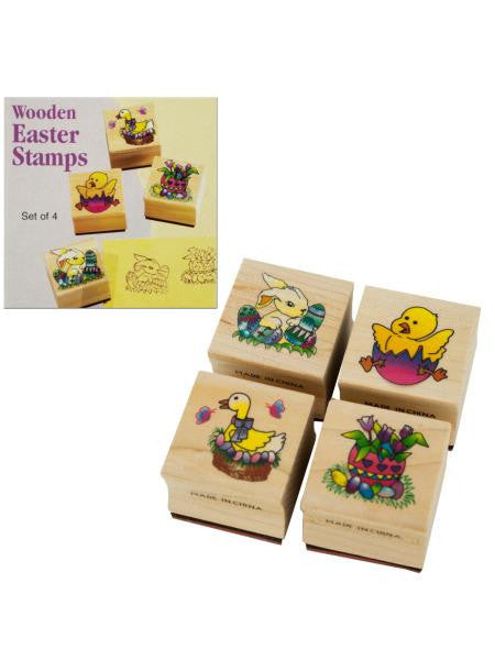 Wooden Easter Stamps Set (Available in a pack of 24)