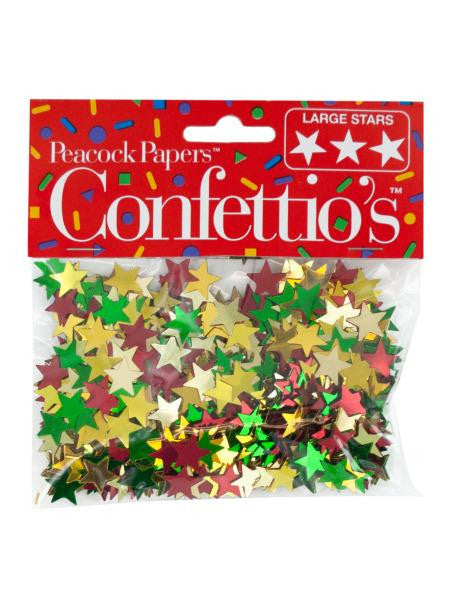 Christmas Stars Holiday Confetti (Available in a pack of 24)