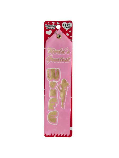 Valentine Award Ribbons (Available in a pack of 24)