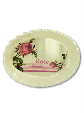 Melamine Tray with Rose Design (Available in a pack of 25)