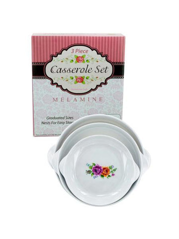 Melamine Casserole Set (Available in a pack of 4)