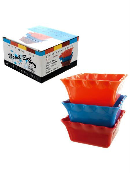 Fiesta Style Nested Bowl Set (Available in a pack of 4)