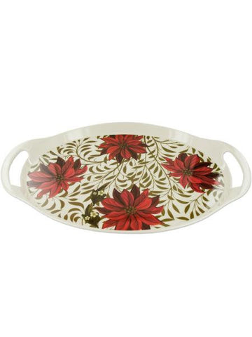 Poinsettia Serving Tray Set (Available in a pack of 2)