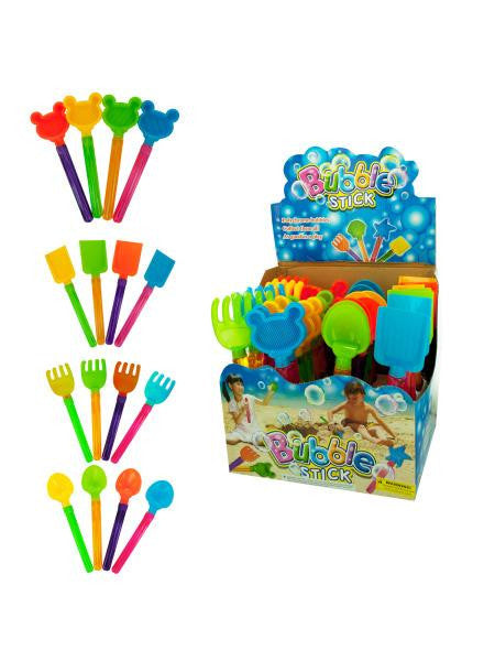 Sand Toy Bubble Stick Counter Top Display (Available in a pack of 32)