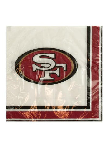 San Francisco 49ers Party Napkins (Available in a pack of 24)