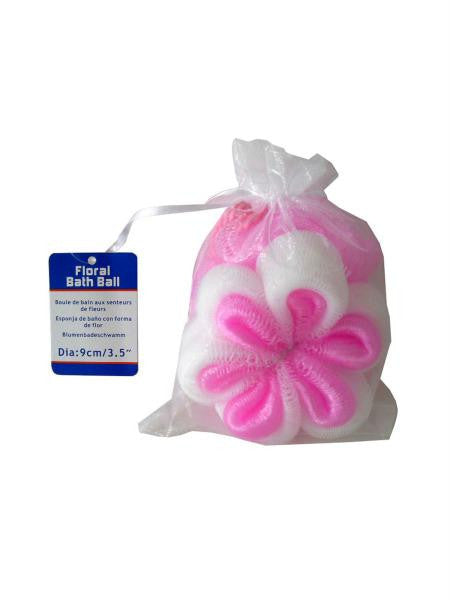 Floral-Shaped Bath Scrubber (Available in a pack of 24)